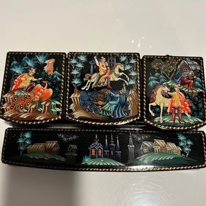 Signed Russian Laquer Box